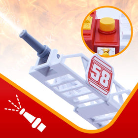 VEBO fire truck emergency lights bright for nighttime pretend