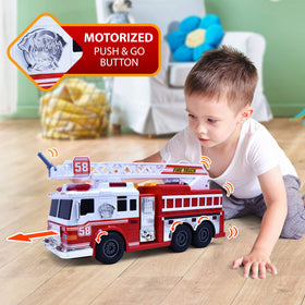 VEBO fire truck rotating ladder 360° for rescue simulations