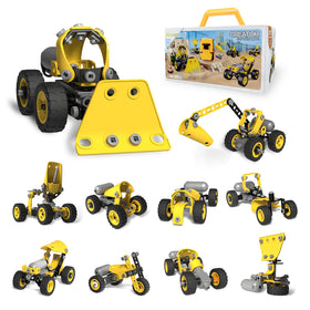 Veecafiodi bulldozer model for budding engineers with tactile building fun