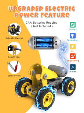 Veecafiodi excavator model in motion demonstrates motorized play and problem-solving