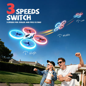 Veeniix drone featuring one-key takeoff for easy starts.