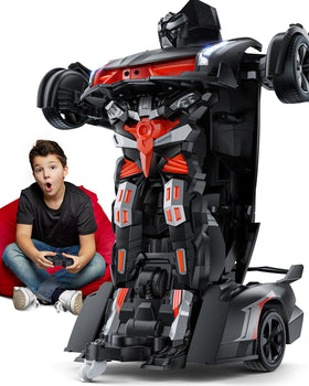 Veeniix V992 front view transformable robot in action for imaginative play