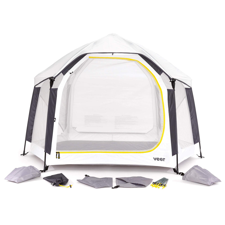 Veer Basecamp pop-up play yard ready for quick setup in any space