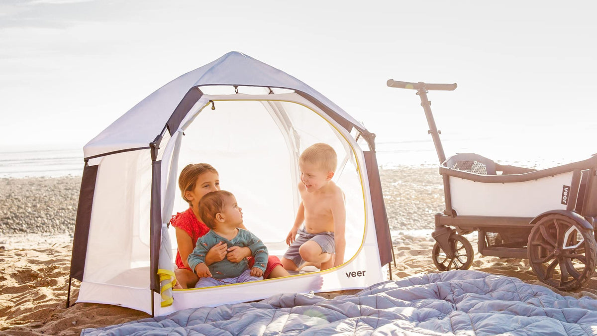 Veer Basecamp spacious 56x43x35 inch footprint offers ample room