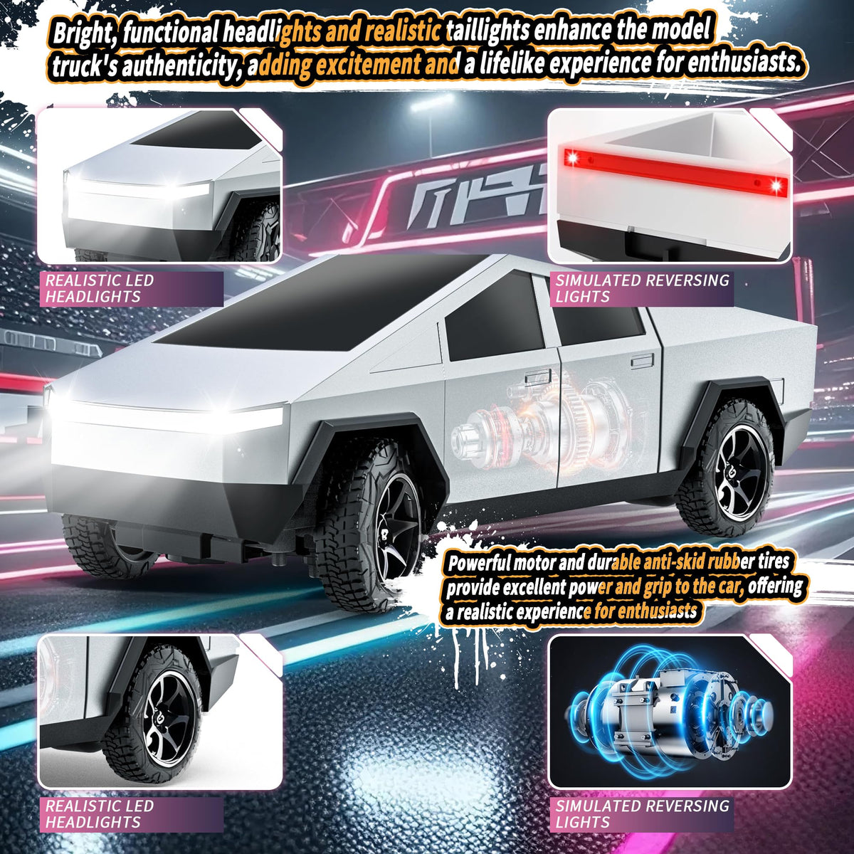 Vefercen RC Truck USB charger enables quick, convenient charging
