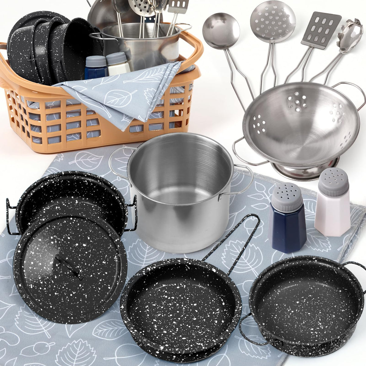 Veitch fairytales colander for kid friendly pretend cooking and easy cleanup