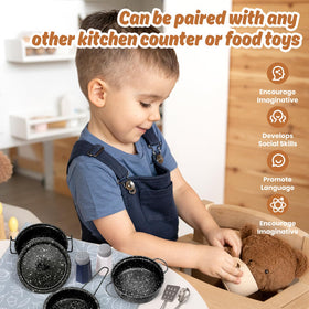 Veitch fairytales spatula supports interactive play and safe stirring