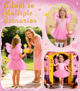 VEKDA pink costume idea for Halloween, birthdays, and everyday dress-up.