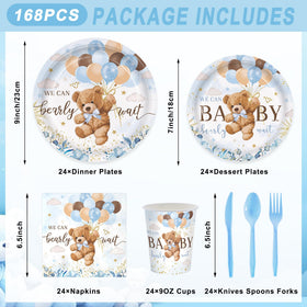 Vellumvibe bear napkins add soft detail and easy cleanup for celebrations