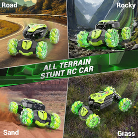 Vemander 4WD all-terrain performance on gravel, grass, and stairs