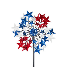 Venniy patriotic wind spinner full garden display for outdoor charm