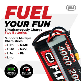 Venom Power Pro Duo side view highlights compact, portable design for on-the-go charging.