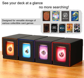 Venssu MTG deck box one-touch card holder for Leader cards