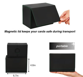 Venssu PU leather shell protects cards during transport and travel.