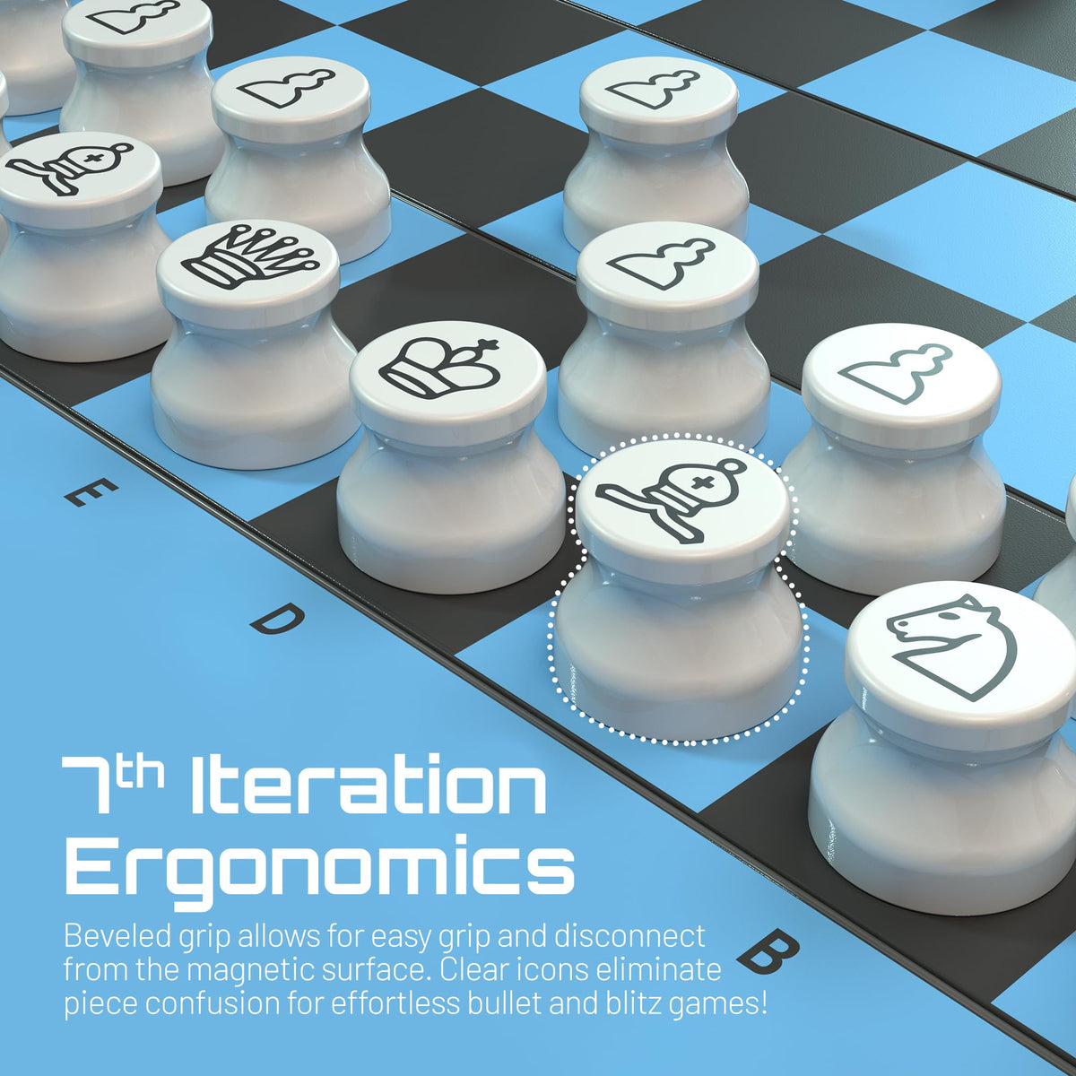 VentureBoard includes extra queens and pieces for game flexibility.