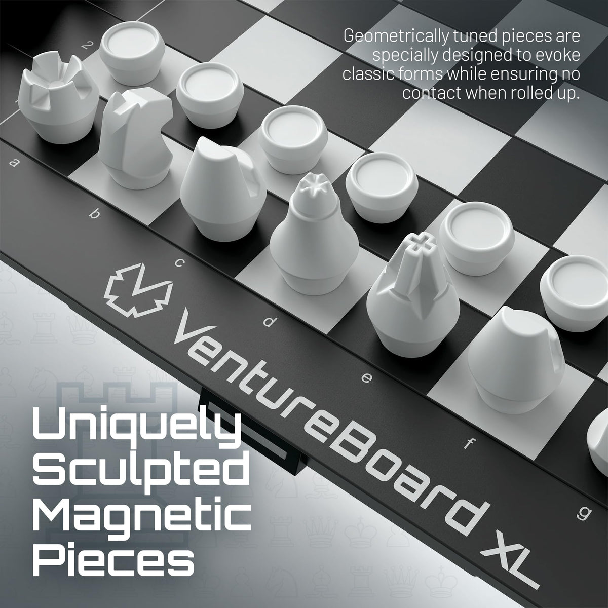 VentureBoard XL interlocking panels provide a sturdy, durable chess board.