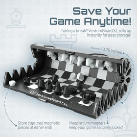 VentureBoard XL rolled-up compact shell demonstrates easy storage and transport.