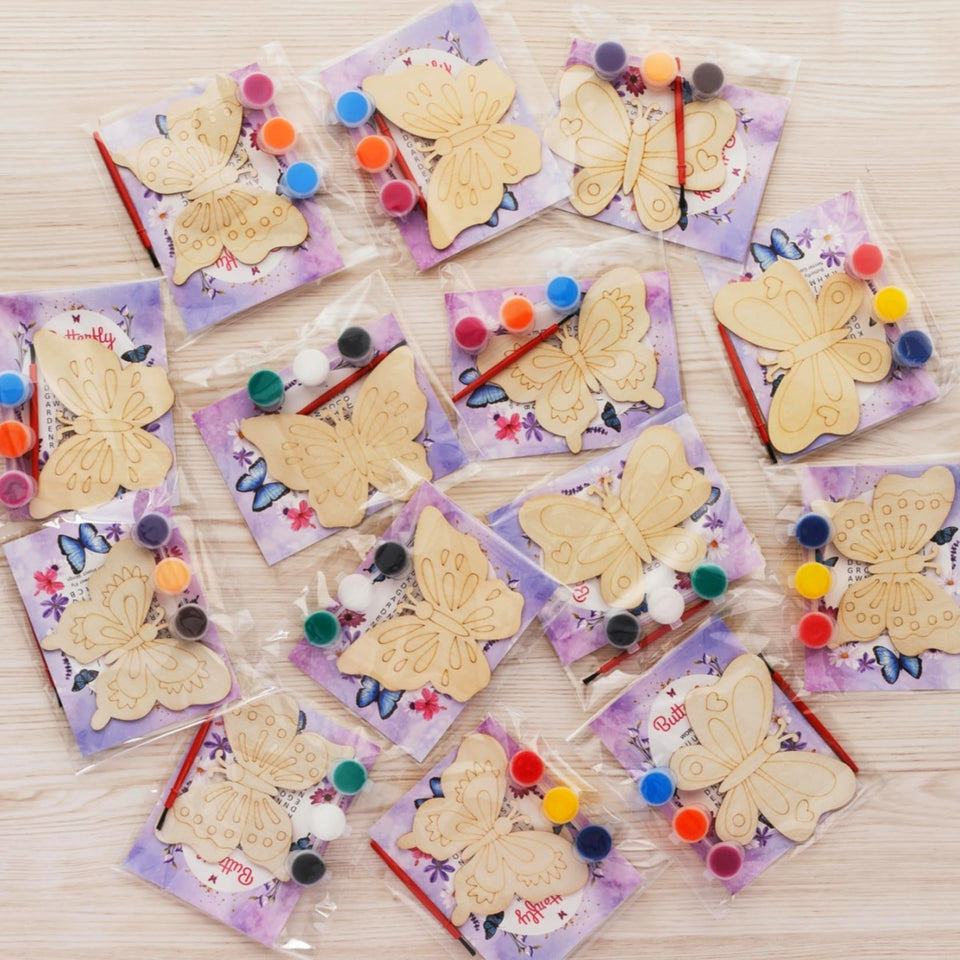 VENUSFIT butterfly wood crafts for DIY party favors