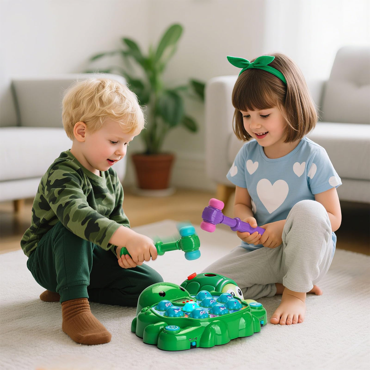 Veoasis Soft mallets for toddlers provide gentle pounding fun.