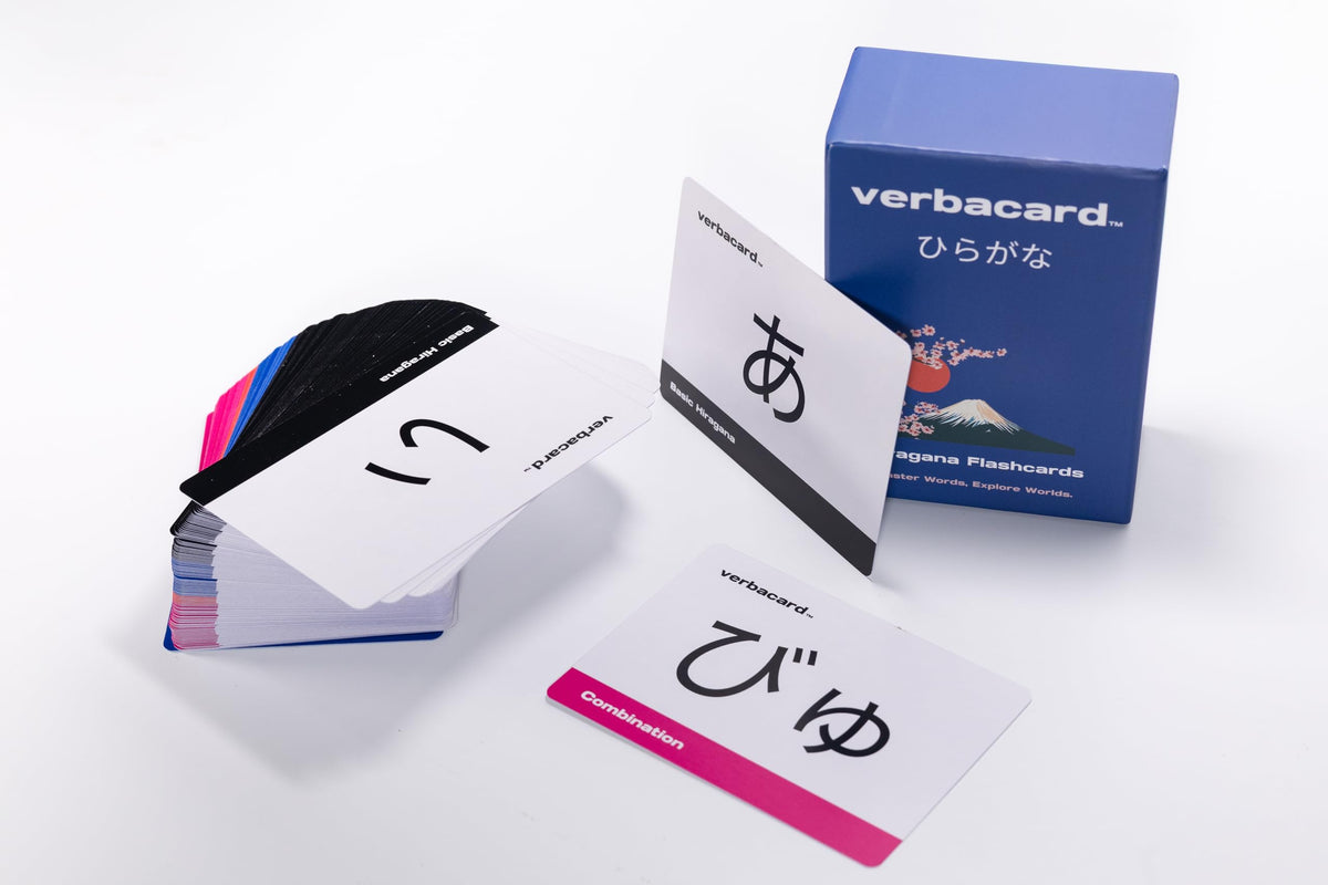 VerbaCard durable matte cards resist glare during study sessions