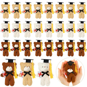 VercanMonth graduation bear cap closeup showing scholarly charm
