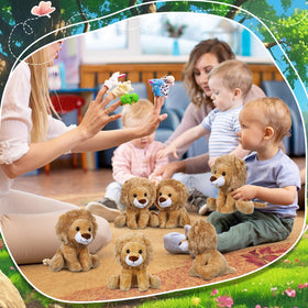 VercanMonth kid-friendly lion plush design for home or classroom decor.