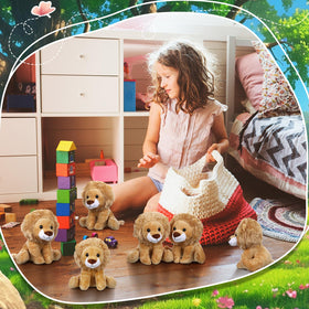 VercanMonth forest themed lion decor adds charm to any room.