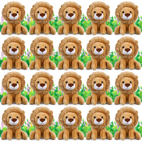VercanMonth lion plush 6inch pack for party favors and classroom prizes.