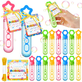 VercanMonth mini star bubble wand in bright colors for festive gift giving.