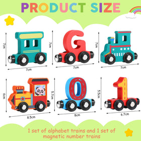 VercanMonth magnetic number trains demonstrates sequencing during hands-on learning.