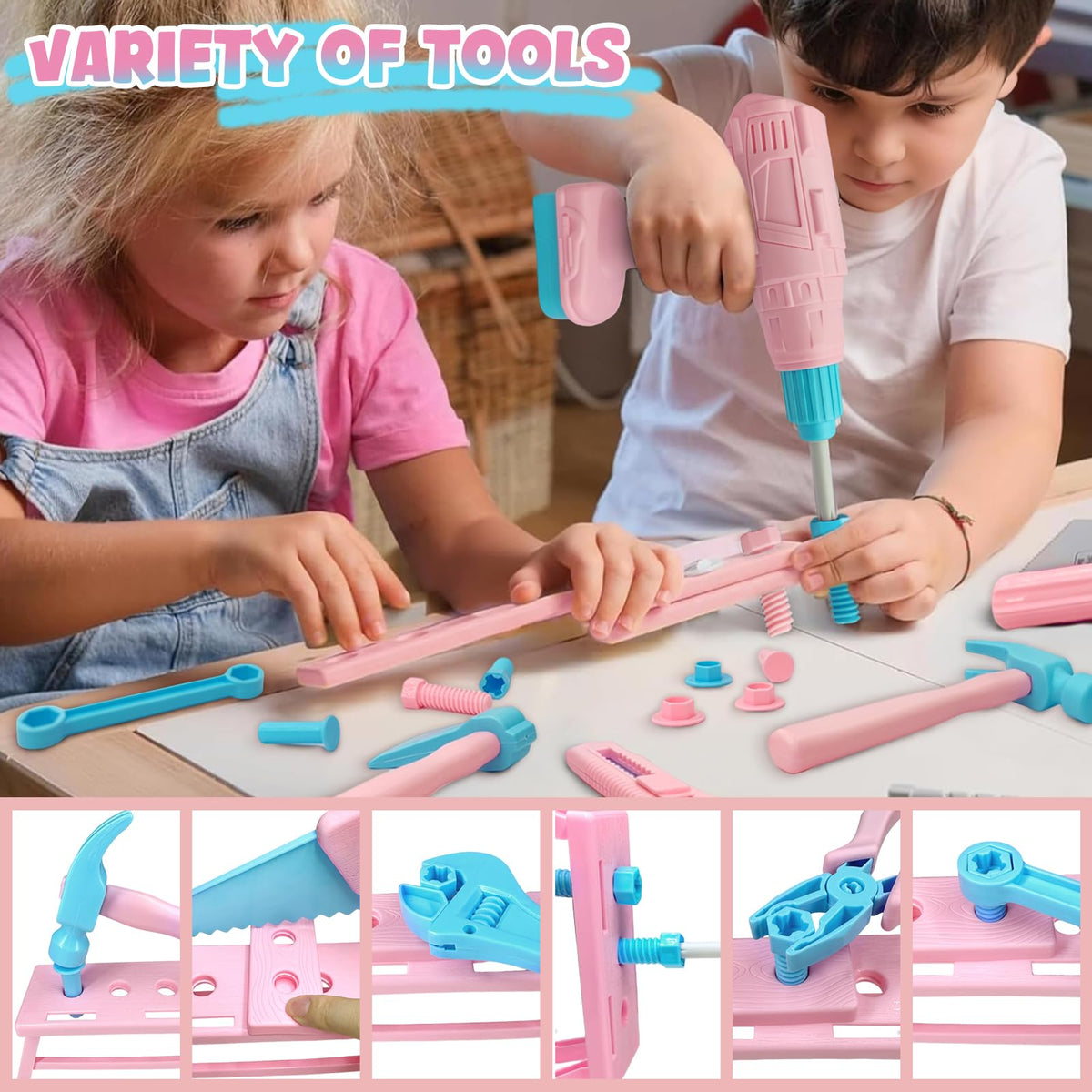 Verceco hammer and wrench in action for safe, engaging builds