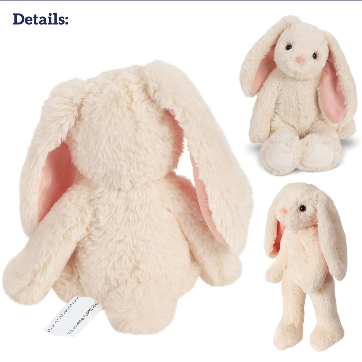 Eco-friendly stuffing and soft exterior enhance gentle, safe play