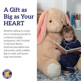 USA-made Vermont Teddy Bear giant Easter Bunny as a centerpiece