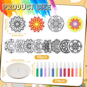 Vertintong 24 colored sand bottles provide rich hues for detailed projects.