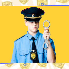 Vertintong compact police prop set for versatile cosplay and events.