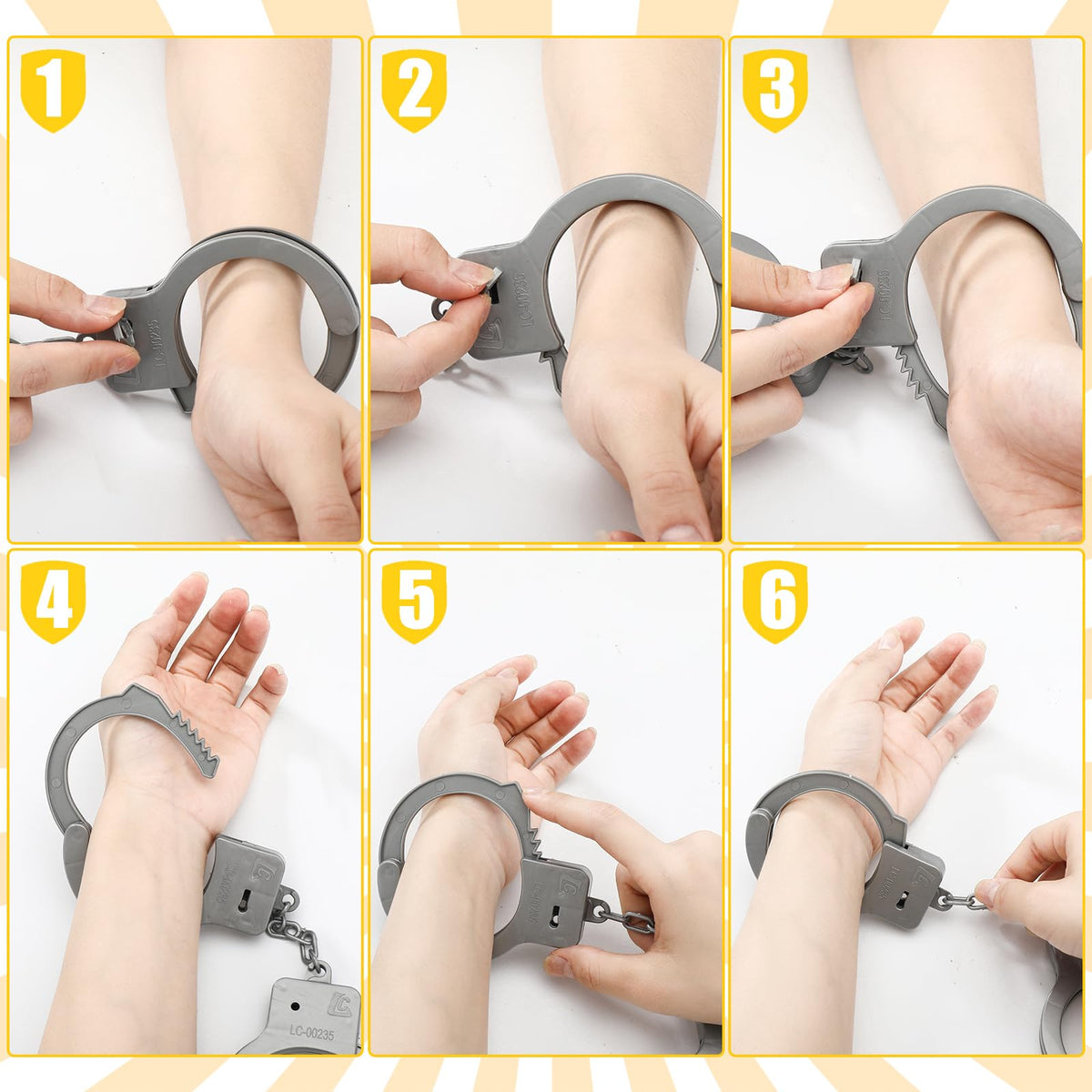Vertintong cop roleplay accessories for portable, lightweight fun anywhere.