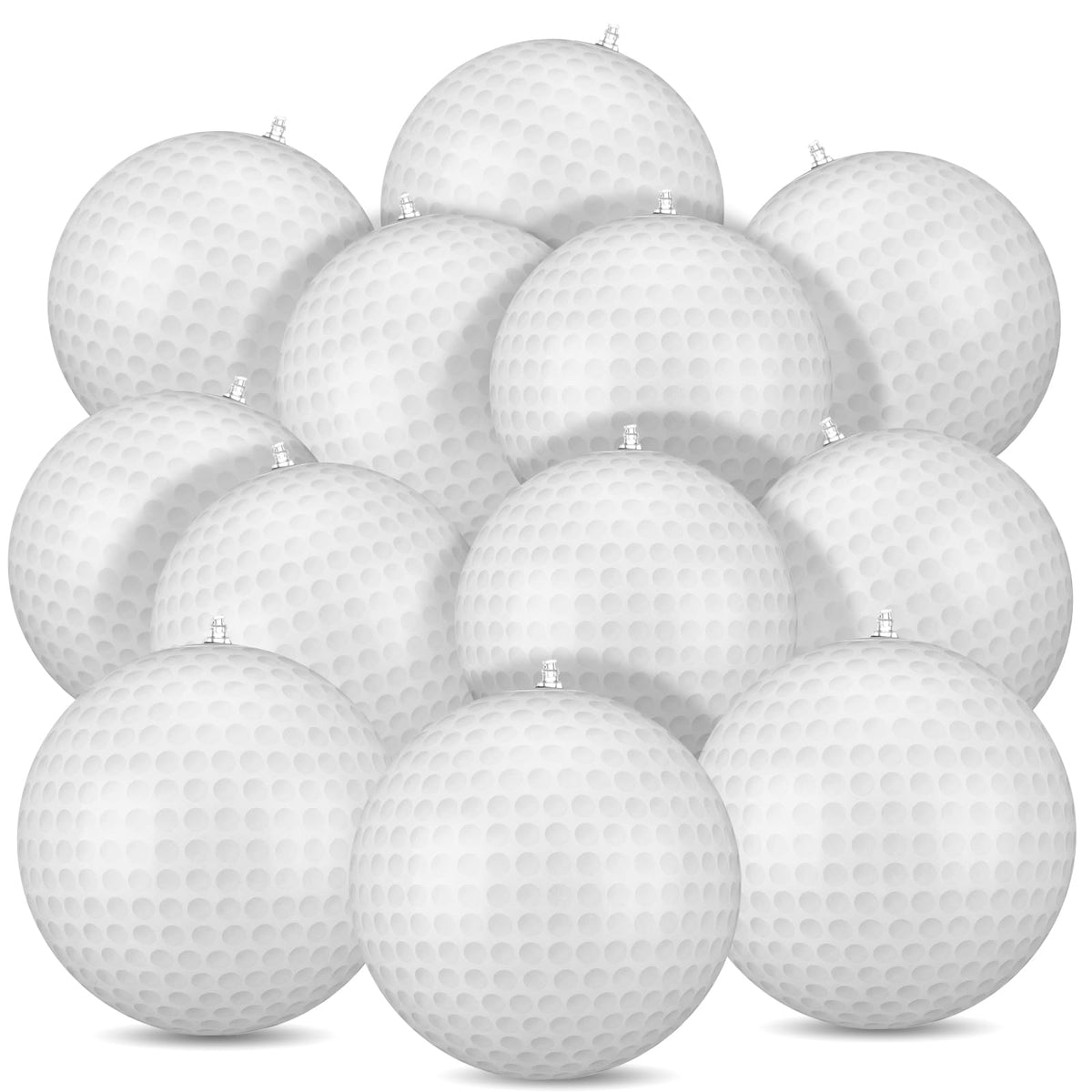 Vertintong golf beach ball 12-pack white for beach fun and party games