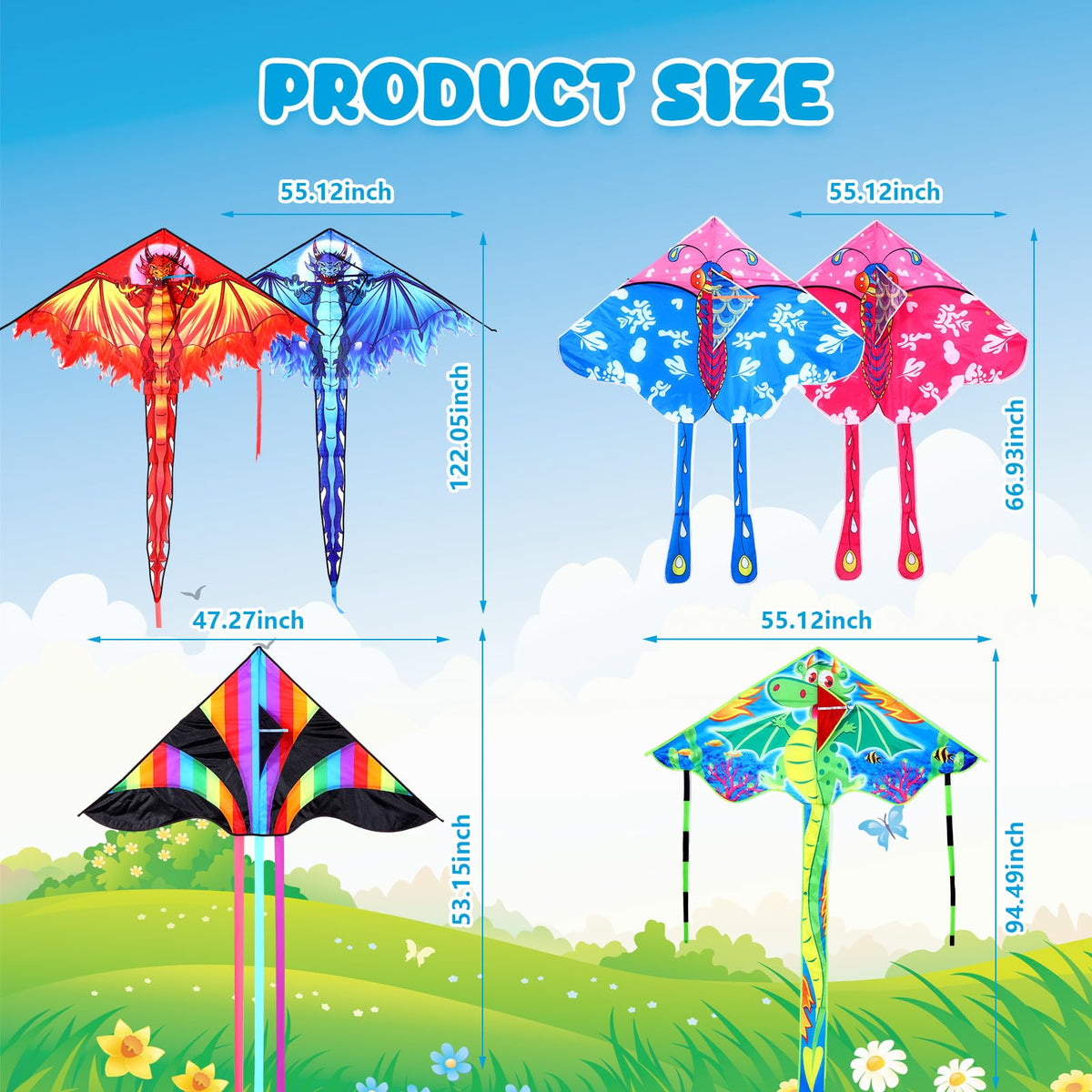 Vertintong rocket kite large style for fast, high flights.