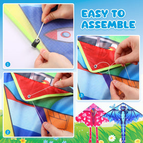 Vertintong unicorn kite large style for magical family moments.