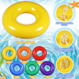 Vertintong neon color design pool floats for vibrant summer.