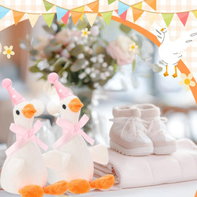 Vertintong Silly Goose plush, soft fabric for gentle touch.