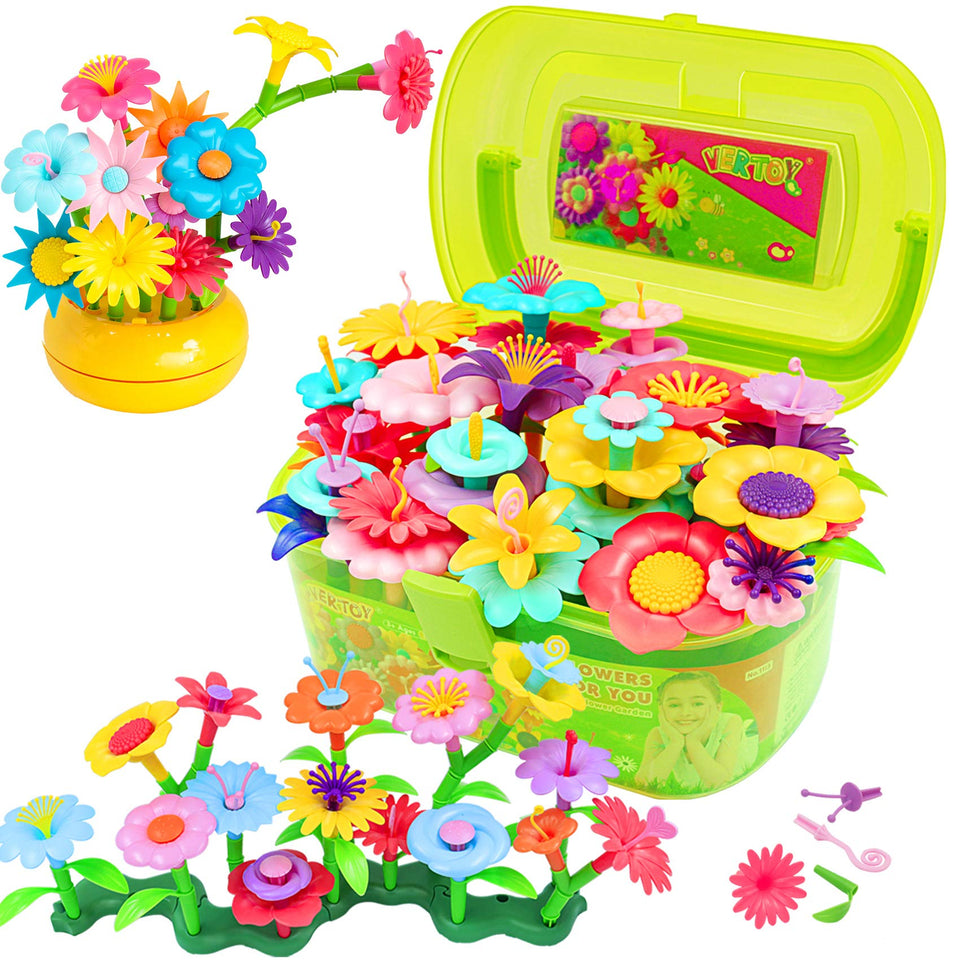 VERTOY flower-building-set pieces spark imaginative play and floral design.