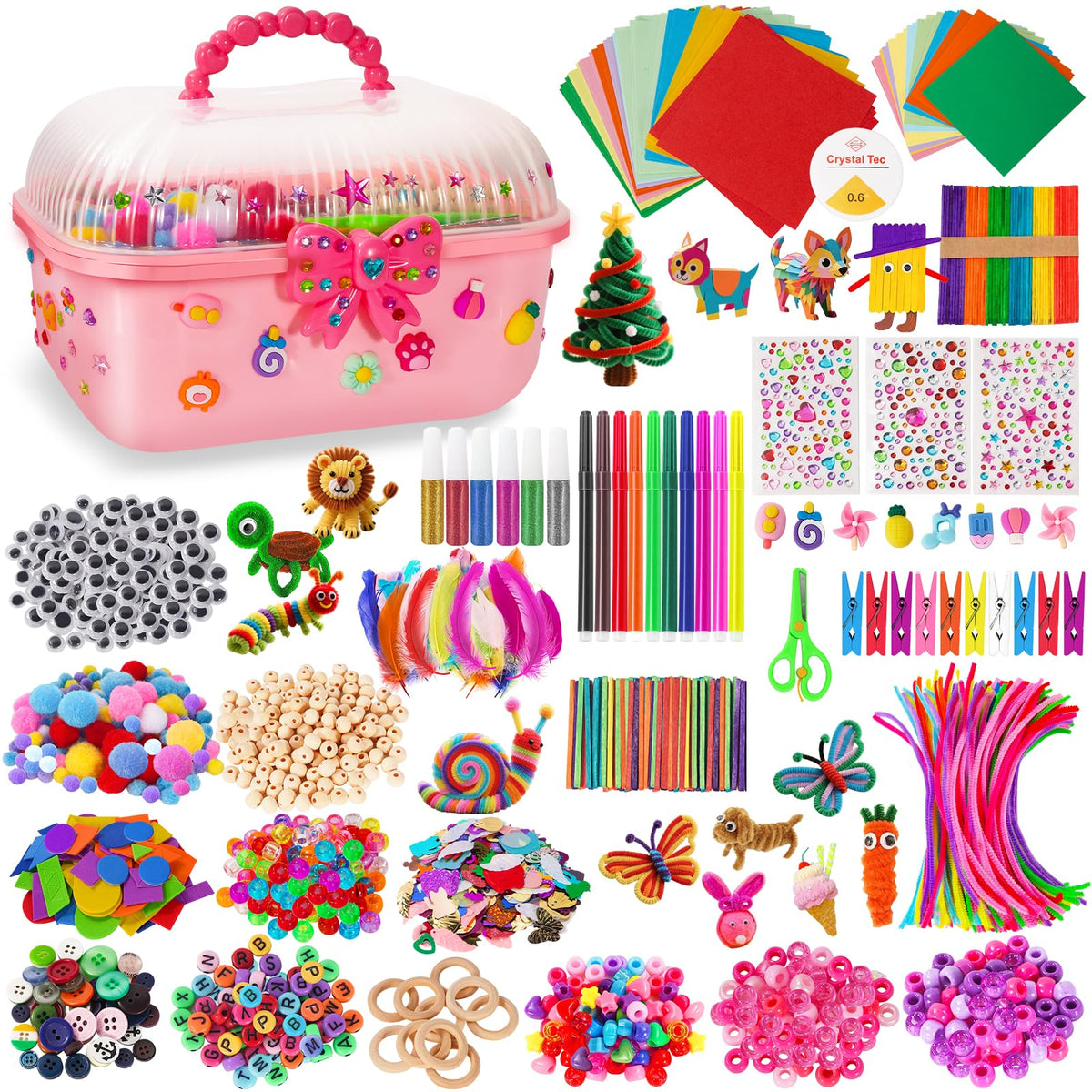 VeryHDSN portable storage box makes trips and activities easy to tote.