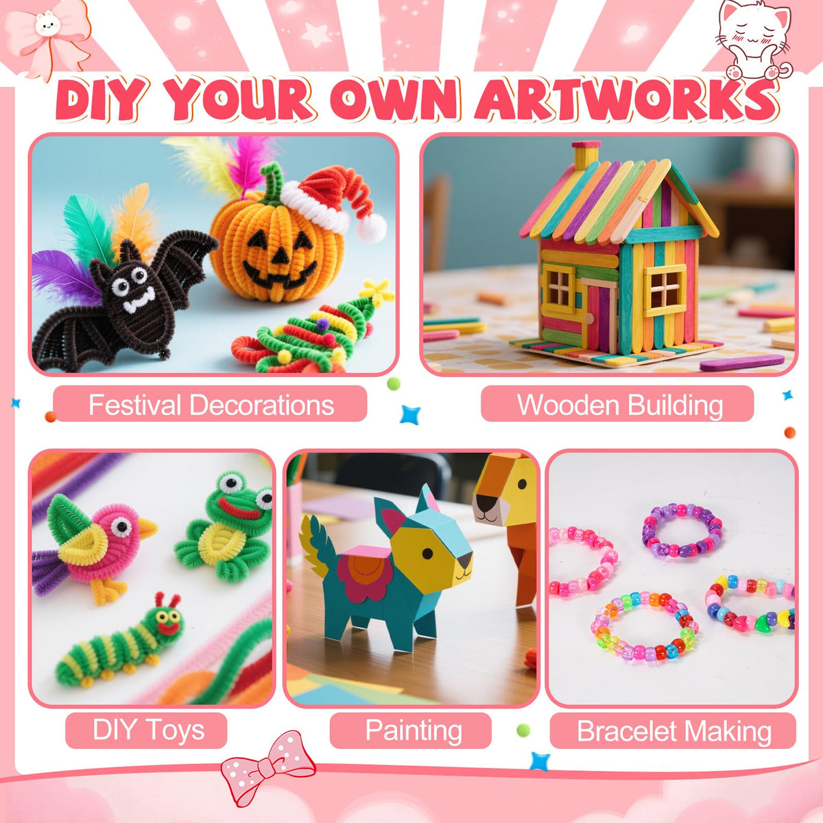 VeryHDSN scented markers and glitter glue add aroma and sparkle.
