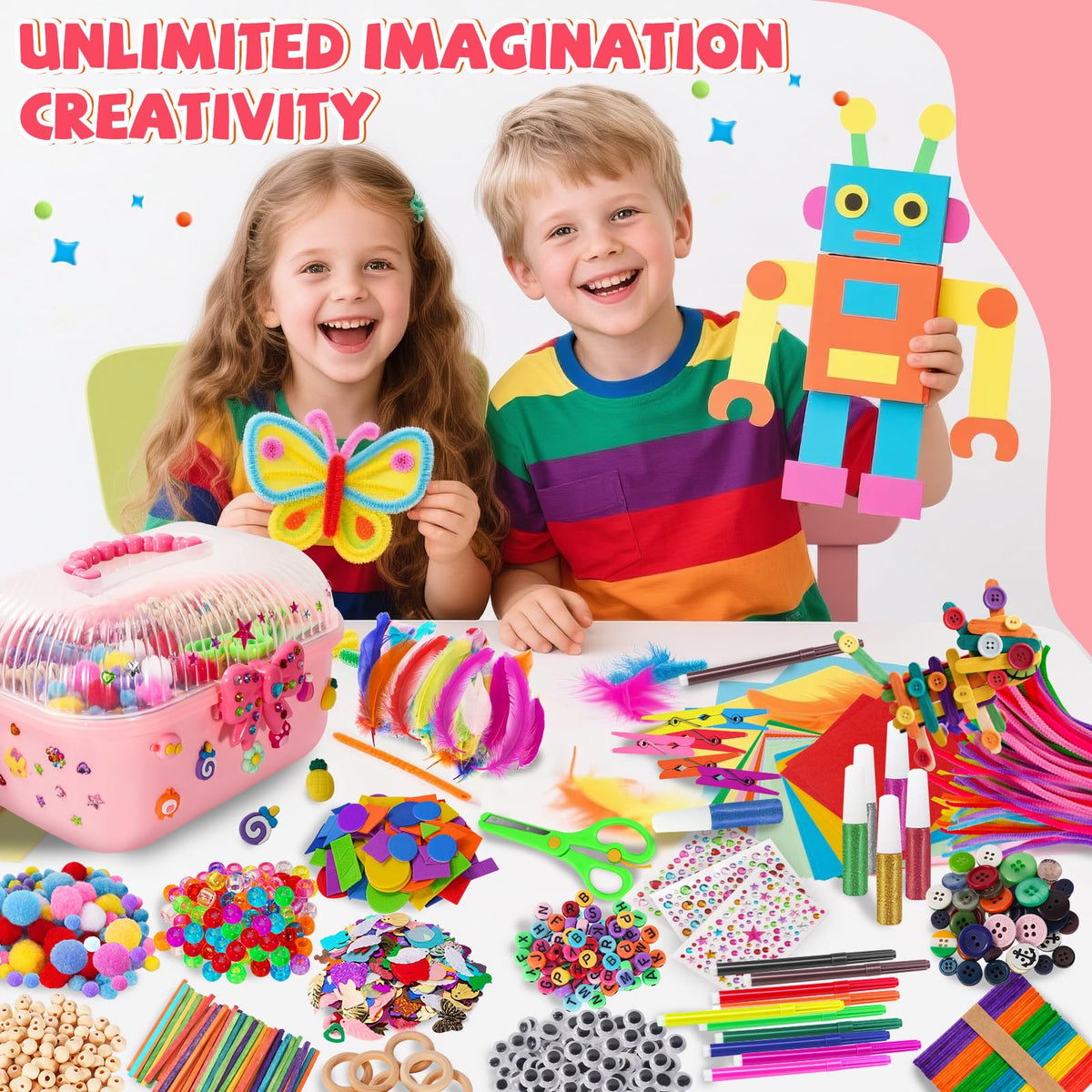 VeryHDSN thousands of pieces kit fuels imaginative projects and vibrant creations.