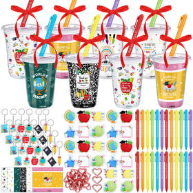 Vesici 16oz cups from the teacher gift set, ideal for daily classroom drinks.