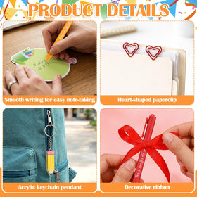 Vesici acrylic keychains included, keepsakes teachers can proudly display.