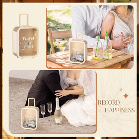 Vesici Travel Fund Box wedding gift design for couples