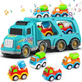 Veslier 5-in-1 construction truck transport toy sparks imaginative building play