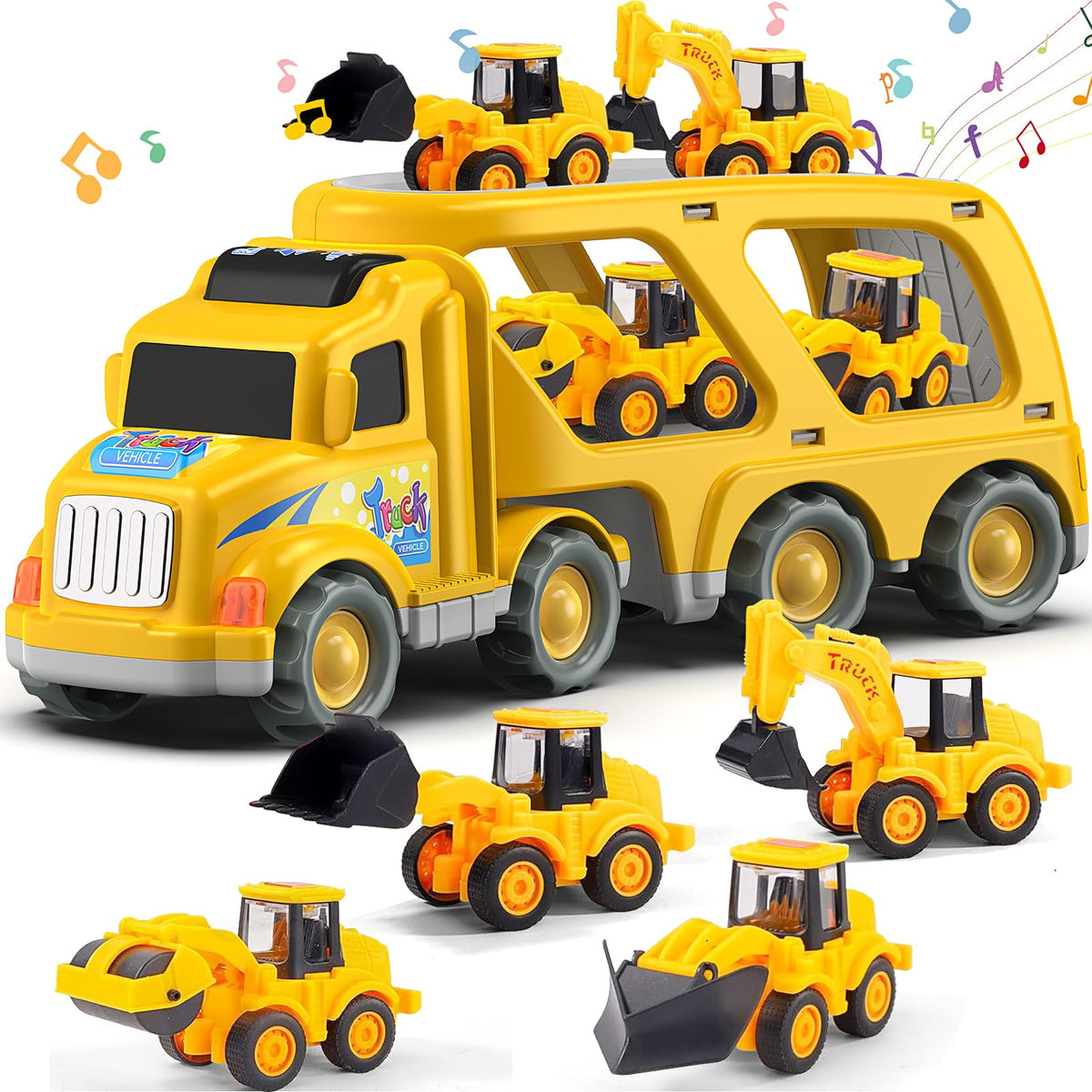 Veslier construction truck toy front view shows rugged design for sandbox play.